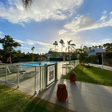 Casa Con Terraza Y Piscina En Pasito Blanco, Cerca De Maspalomas بيت للعطل